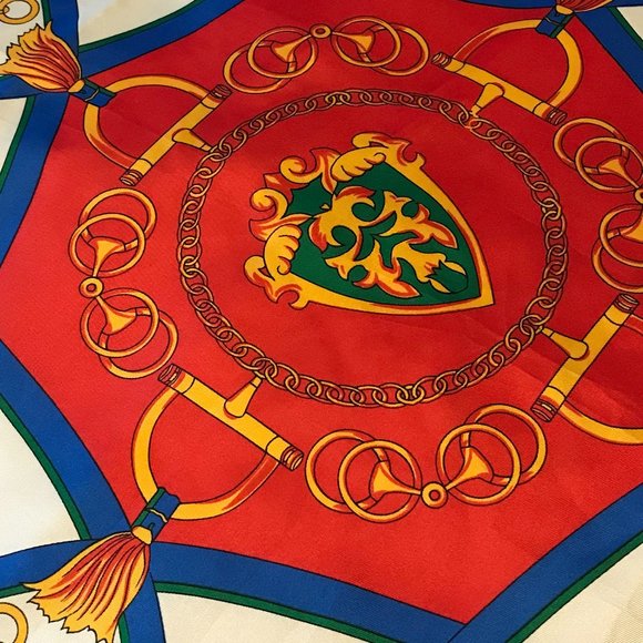 Equestrian Influence - Brightly Coloured Scarf - Picture 3 of 7